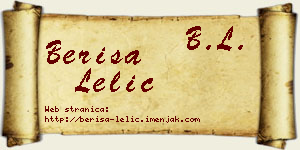 Beriša Lelić vizit kartica